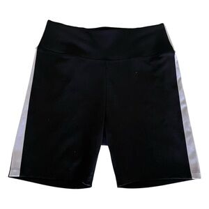 PINK Victoria's Secret Black and white Bike Shorts